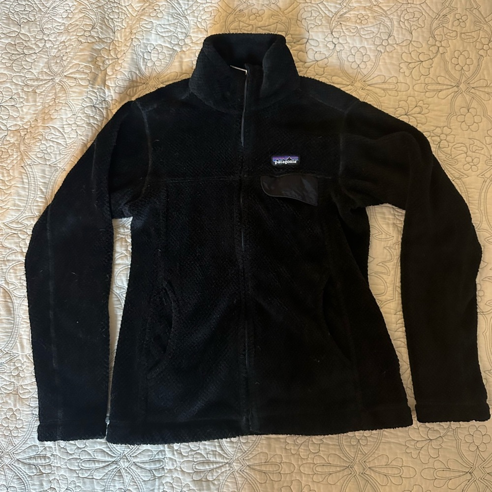 Patagonia Women’s Zip Up Fleece Black Small
